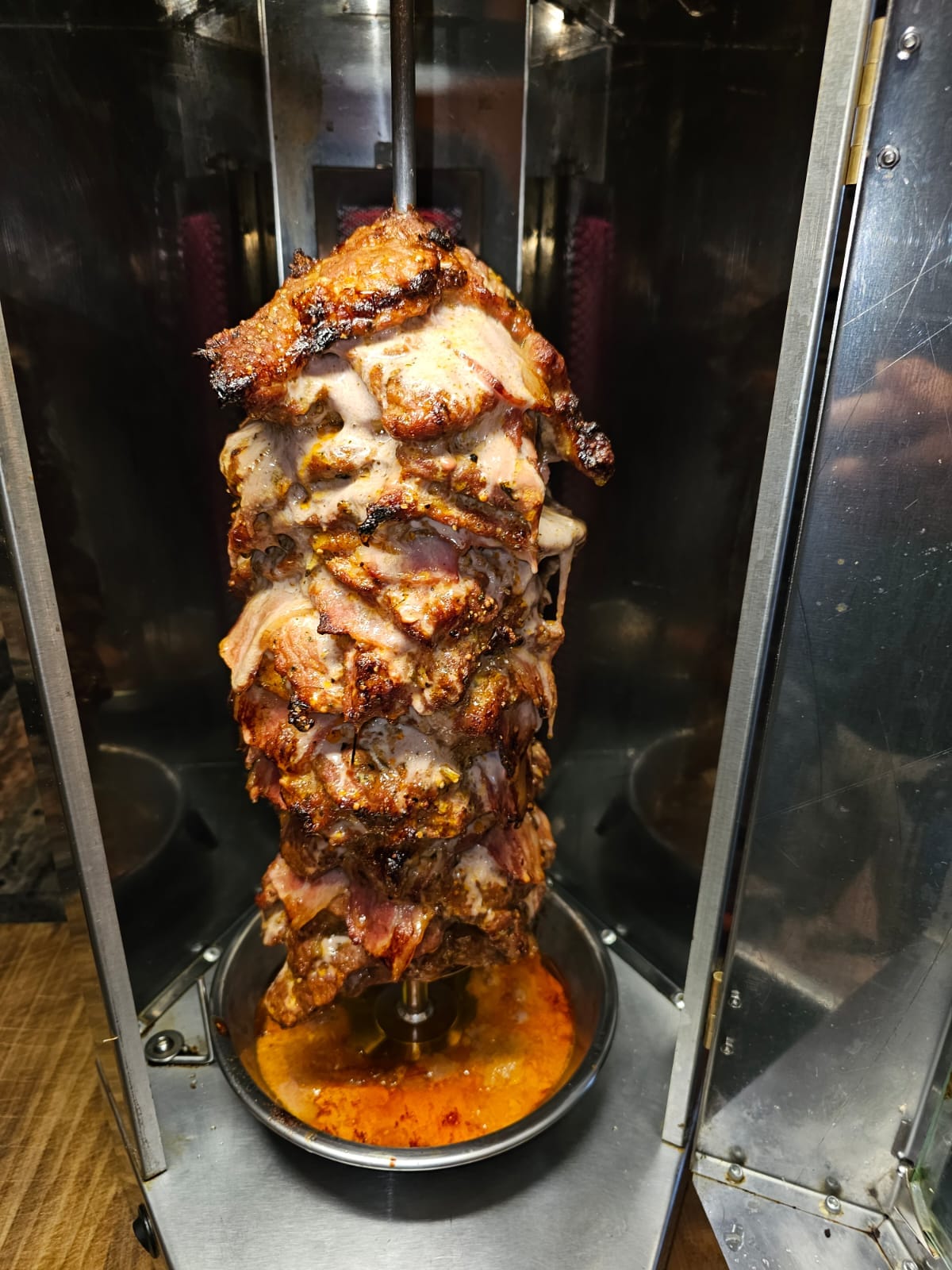 Flavours of the Rainbow: South African-Style Meat Shawarma on a Vertical Spit